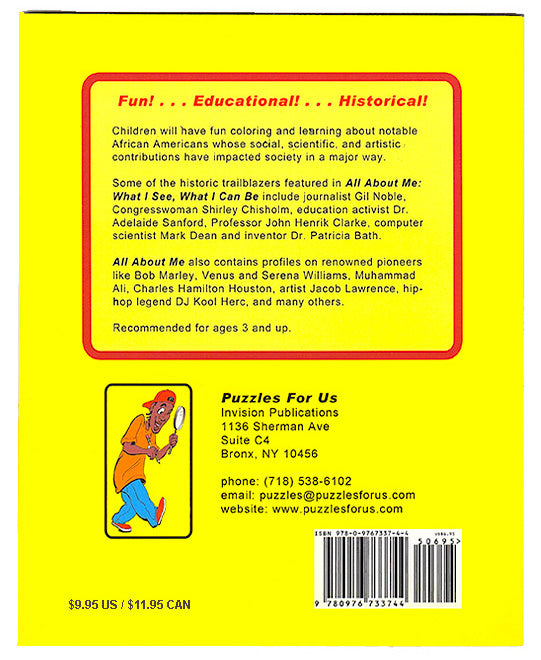 All About Me Coloring Book