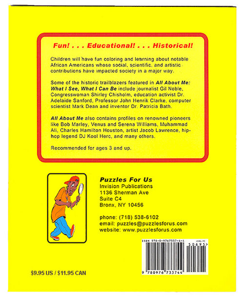 All About Me Coloring Book